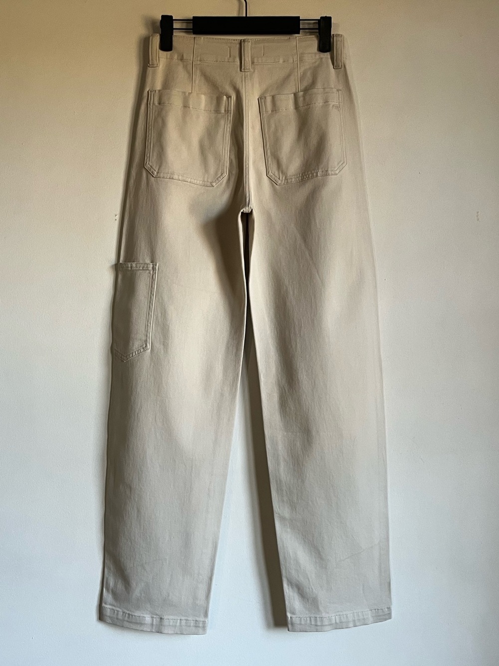 NWT Madewell Balloon Pant in Form Grey Khaki Cream Size 24 Barrel Leg $138 NW467 - Picture 6 of 15